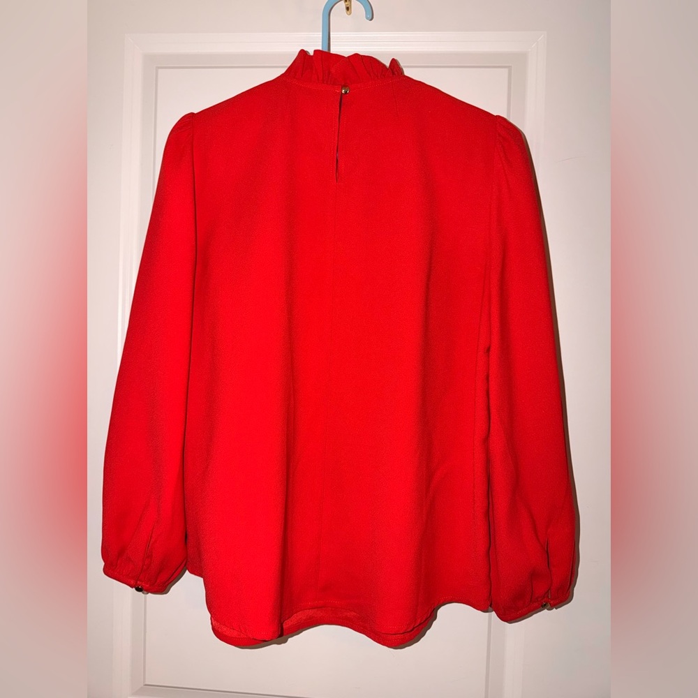 J. Crew Scarlet Ruffle Blouse - Picture 8 of 10